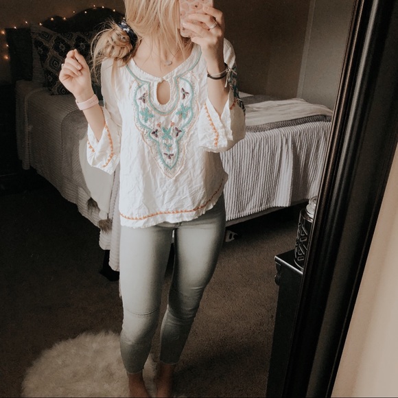 Liberty Love Tops - Liberty Love Bohemian Bell Sleeve Blouse